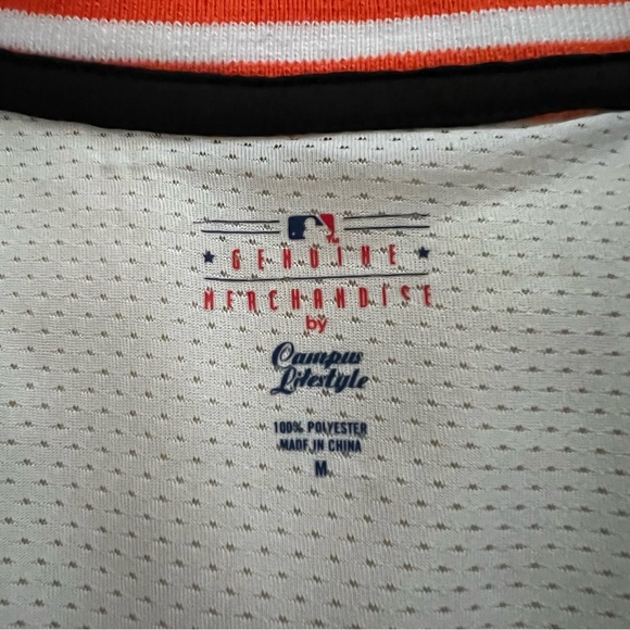 San Francisco Giants V Neck Top Genuine Merchandise by Campus Lifestyle Medium - Picture 7 of 9